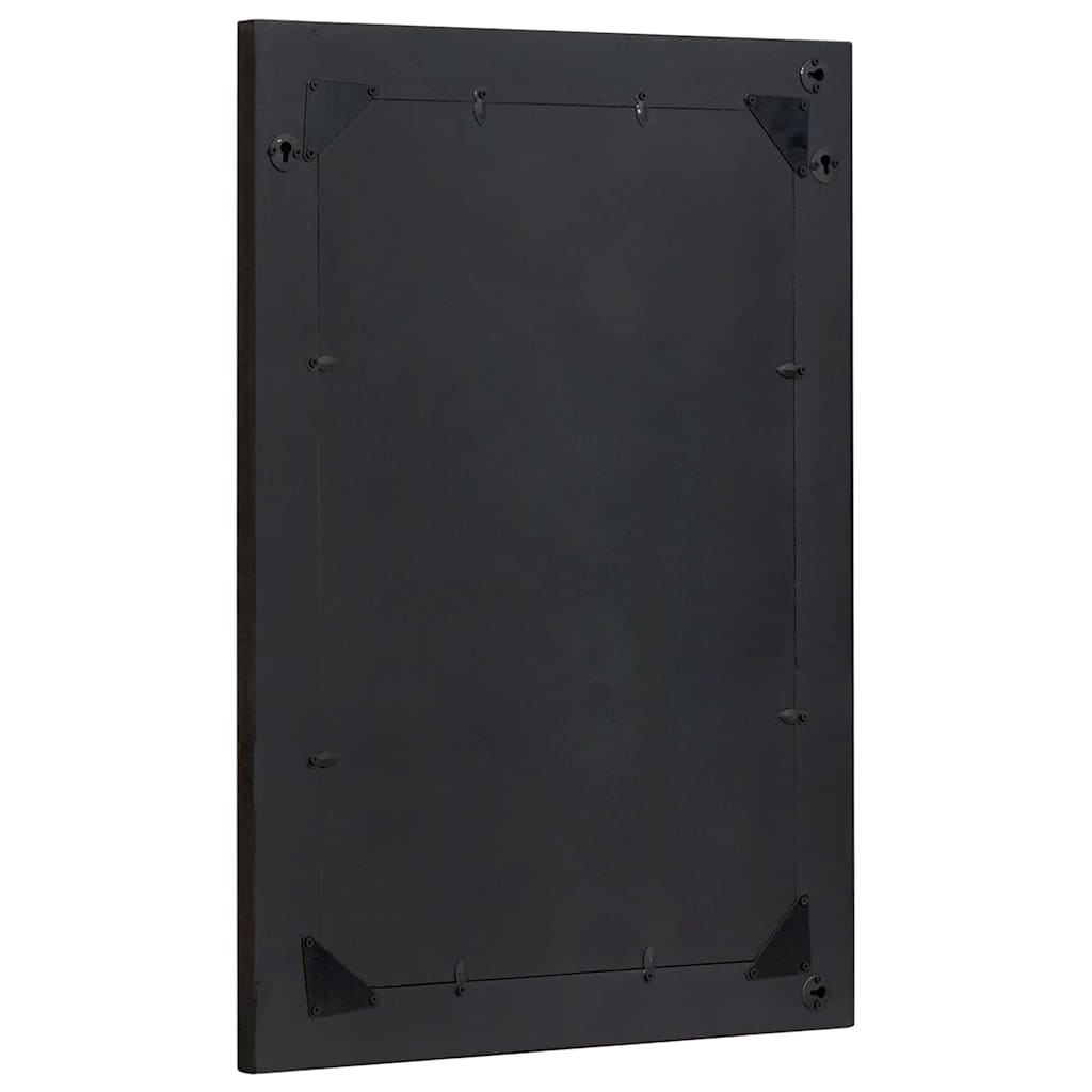 Specchio da bagno con specchio Nero e Argento 70 x 50 x 2,5 cm 4018839