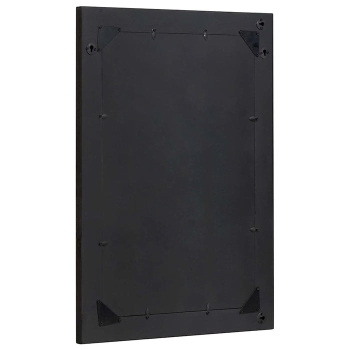 Specchio da bagno con specchio Nero e Argento 70 x 50 x 2,5 cm 4018839