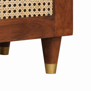 vidaXL Credenza Marrone 60 x 33.5 x 75 cm legno massello di mango