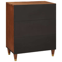 vidaXL Credenza Marrone 60 x 33.5 x 75 cm legno massello di mango