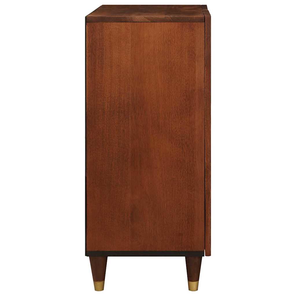 vidaXL Credenza Marrone 60 x 33.5 x 75 cm legno massello di mango