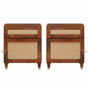 Comodini Marrone 50 x 33 x 60 cm 4018888