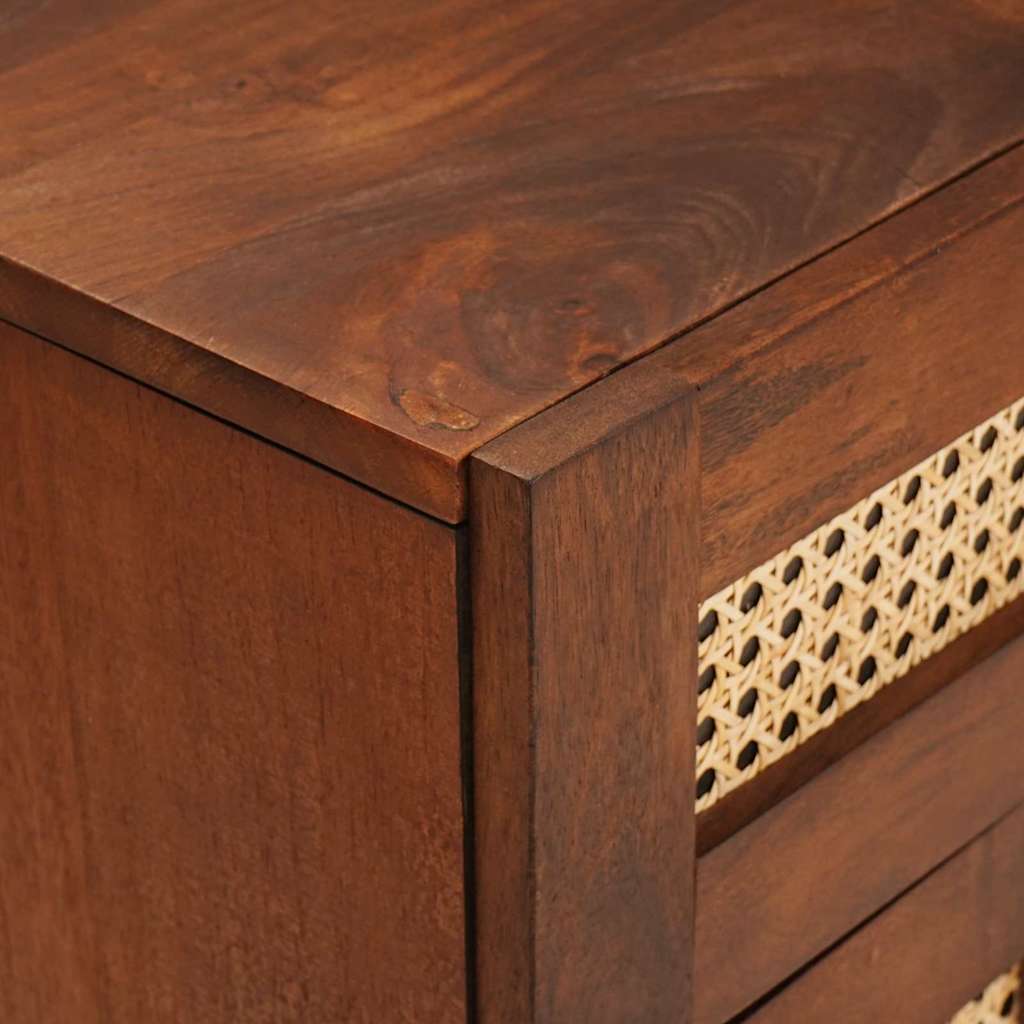 vidaXL Comodini con cassetto Marrone 50 x 33 x 60 cm