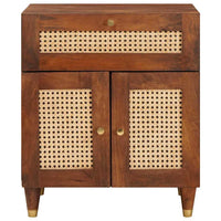 vidaXL Comodini con cassetto Marrone 50 x 33 x 60 cm