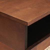 vidaXL Tavolini da salotto with Drawer Marrone 80 x 54 x 40 cm