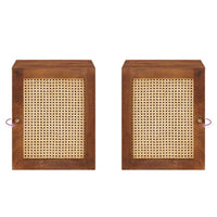 vidaXL Mobile da Bagno con lo scaffale Marrone 38 x 33.5 x 48 cm