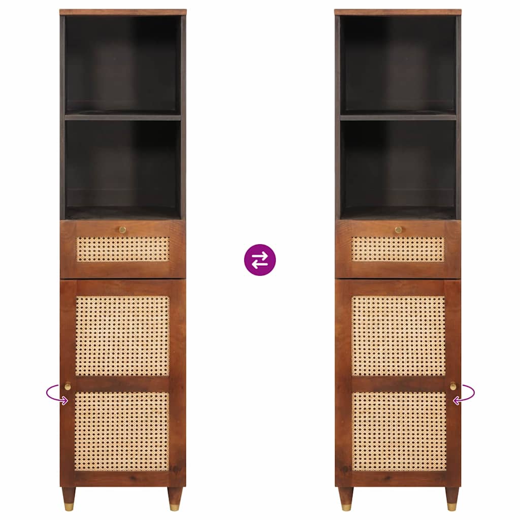 vidaXL Credenza con cassetto con porta Marrone 38 x 33.5 x 160 cm