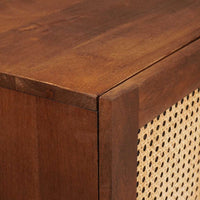 vidaXL Armadi e Supporti per Storage di Media con cassetto Marrone