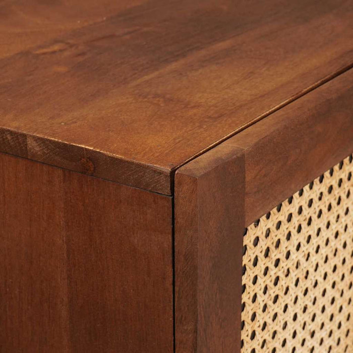 vidaXL Armadi e Supporti per Storage di Media con cassetto Marrone