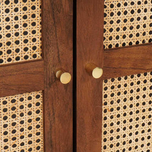 vidaXL Armadi e Supporti per Storage di Media con cassetto Marrone