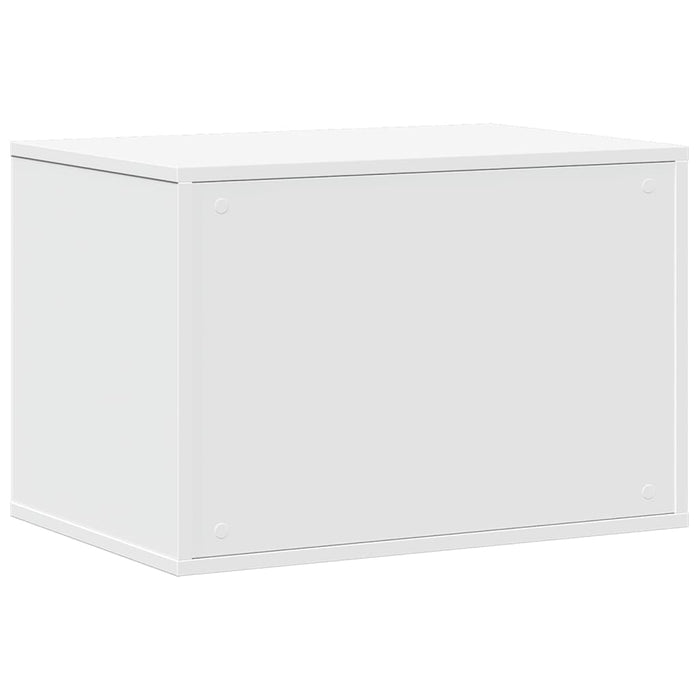 Recinto Lettiera Gatti Bianco 60x40x40 cm in Truciolato 857724