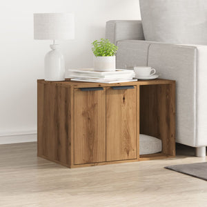 Recinto Lettiera Rovere Artigianale 60x40x40 cm in Truciolato