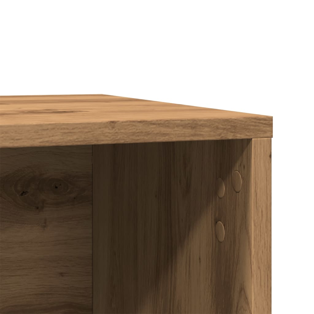 Mobile per lettiera per gatti artigianale 60 x 40 x 40 cm marrone 02_0043307