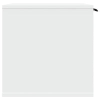 Recinto per Lettiera per Gatti Bianco 80x50x45 cm in Truciolato