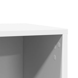 Recinto per Lettiera per Gatti Bianco 80x50x45 cm in Truciolato