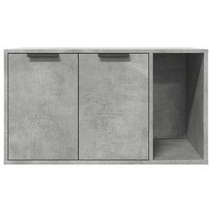 vidaXL Recinto Lettiera Gatti Grigio Cemento 60x40x40 cm in Truciolato