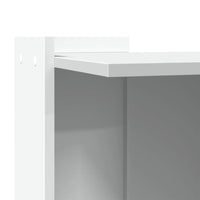 vidaXL Recinto per Lettiera per Gatti Bianco 80x50x45 cm in Truciolato