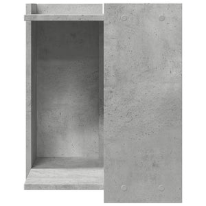 Recinto Lettiera Gatti Grigio Cemento 60x40x40 cm in Truciolato 857745