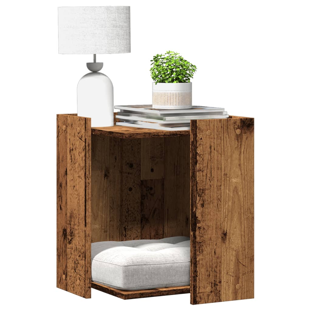 vidaXL Recinto Lettiera Gatti Grigio Sonoma 60x40x40 cm in Truciolato