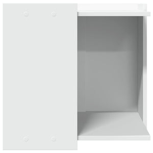 Recinto per Lettiera per Gatti Bianco 53x53x51 cm in Truciolato 857751
