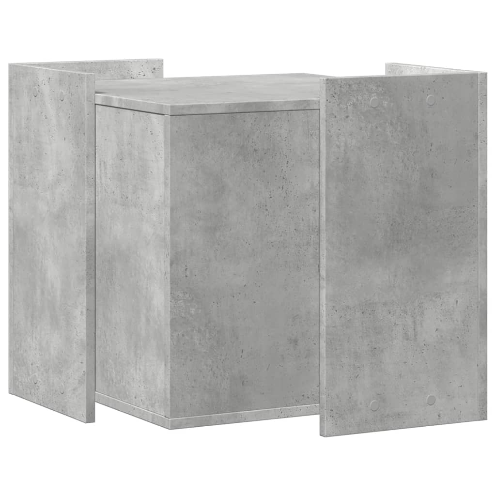 vidaXL Recinto Lettiera Gatti Grigio Cemento 53x53x51 cm in Truciolato