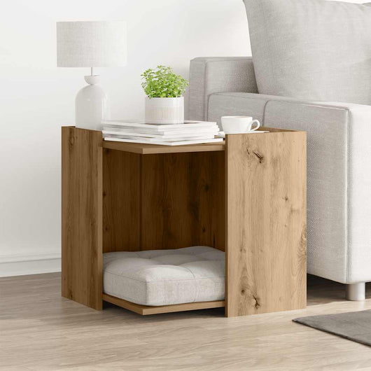 vidaXL Recinto Lettiera Rovere Artigianale 53x53x51 cm in Truciolato