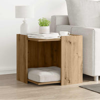 Recinto Lettiera Rovere Artigianale 53x53x51 cm in Truciolato 857759