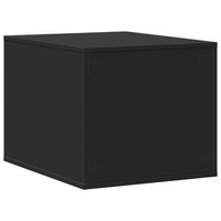 Recinto per Lettiera per Gatti Nero 47x59x42 cm in Truciolato 857761