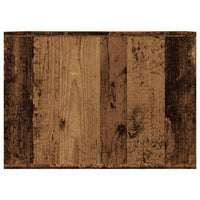 Recinto Lettiera Gatti Legno Vecchio 47x59x42 cm in Truciolato 857767