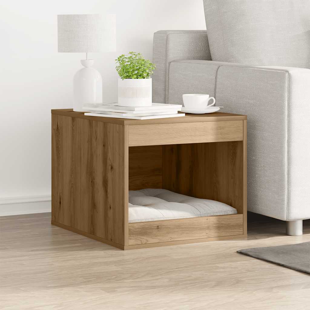 Recinto Lettiera Rovere Artigianale 47x59x42 cm in Truciolato 857768