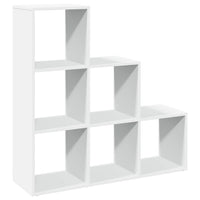 Libreria divisoria a 3 ripiani bianca 99x29x99 cm in legno ingegnerizzato 857958