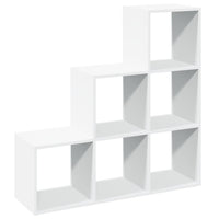 Libreria divisoria a 3 ripiani bianca 99x29x99 cm in legno ingegnerizzato 857958