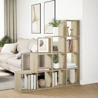 Libreria 4 Ripiani Rovere Sonoma 131,5x29x131,5 cm Truciolato 857969