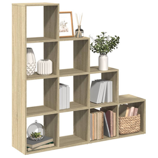 Libreria 4 Ripiani Rovere Sonoma 131,5x29x131,5 cm Truciolato 857969