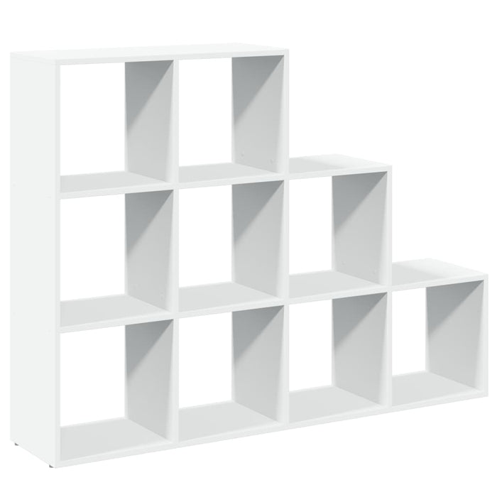 vidaXL Libreria Divisorio 3 Ripiani Bianca 137,5x29x103,5cm Truciolato
