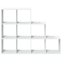 vidaXL Libreria Divisorio 3 Ripiani Bianca 137,5x29x103,5cm Truciolato