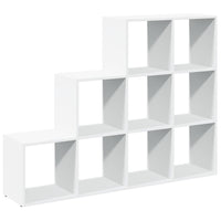 vidaXL Libreria Divisorio 3 Ripiani Bianca 137,5x29x103,5cm Truciolato