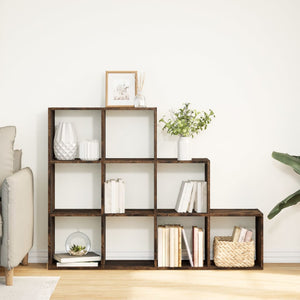 vidaXL Libreria 3 Ripiani Rovere Fumo 137,5x29x103,5 cm Truciolato