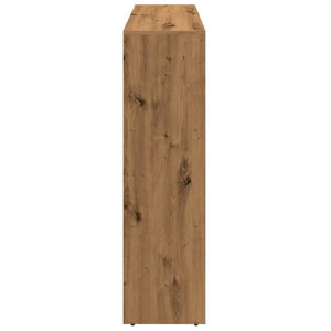 Libreria a 3 Ripiani Rovere 137,5x29x103,5 cm in Truciolato 857984