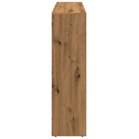 vidaXL Libreria a 3 Ripiani Rovere 137,5x29x103,5 cm in Truciolato