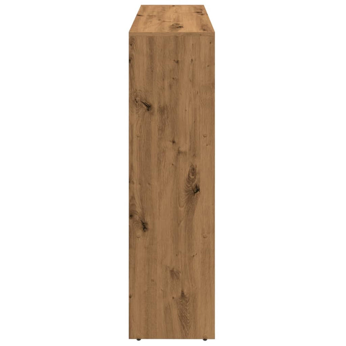 vidaXL Libreria a 3 Ripiani Rovere 137,5x29x103,5 cm in Truciolato