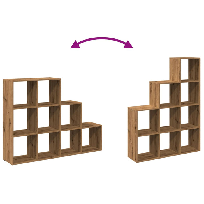 Libreria a 3 Ripiani Rovere 137,5x29x103,5 cm in Truciolato 857984