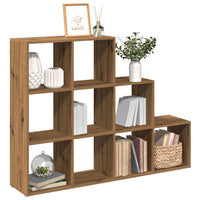 Libreria a 3 Ripiani Rovere 137,5x29x103,5 cm in Truciolato 857984