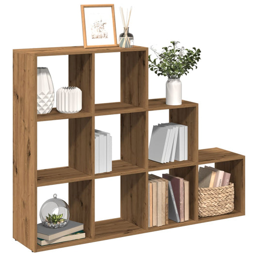 Libreria a 3 Ripiani Rovere 137,5x29x103,5 cm in Truciolato 857984