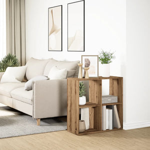 Libreria Divisorio Rovere Artigianale 69,5x29x69,5cm Truciolato 858011