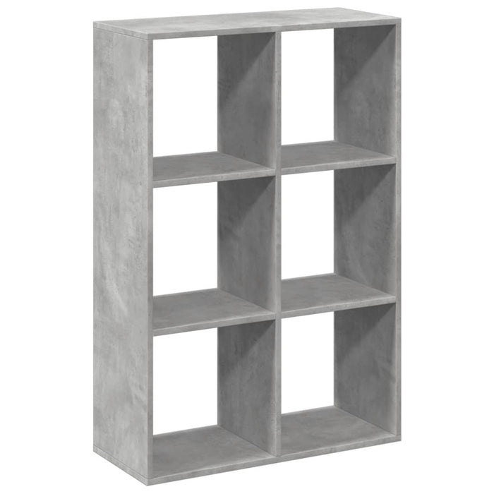 Libreria Divisorio Grigio Cemento 69,5x29x103,5cm in Truciolato 858015