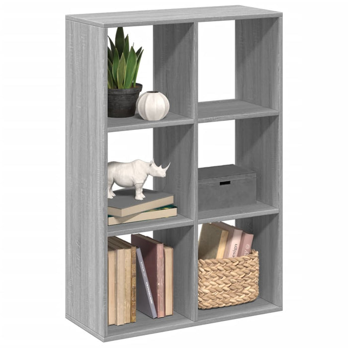 Libreria Divisorio Grigio Sonoma 69,5x29x103,5cm in Truciolato 858017