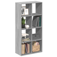 Libreria Divisorio Grigio Sonoma 69,5x29x137,5cm in Truciolato 858026