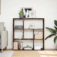 Libreria Divisorio Rovere Fumo 102x29x103,5 cm in Truciolato 858052