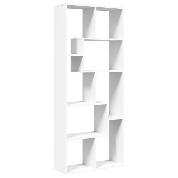 Libreria Divisorio Bianca 67x25x161,5 cm in Truciolato 858075